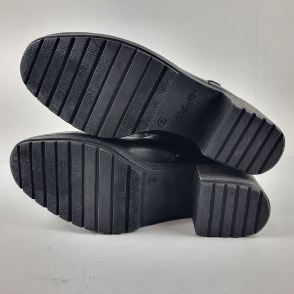 Dr. Scholls Prairie Boots Knee High Faux Leather Riding Black Size 9M - Picture 11 of 13